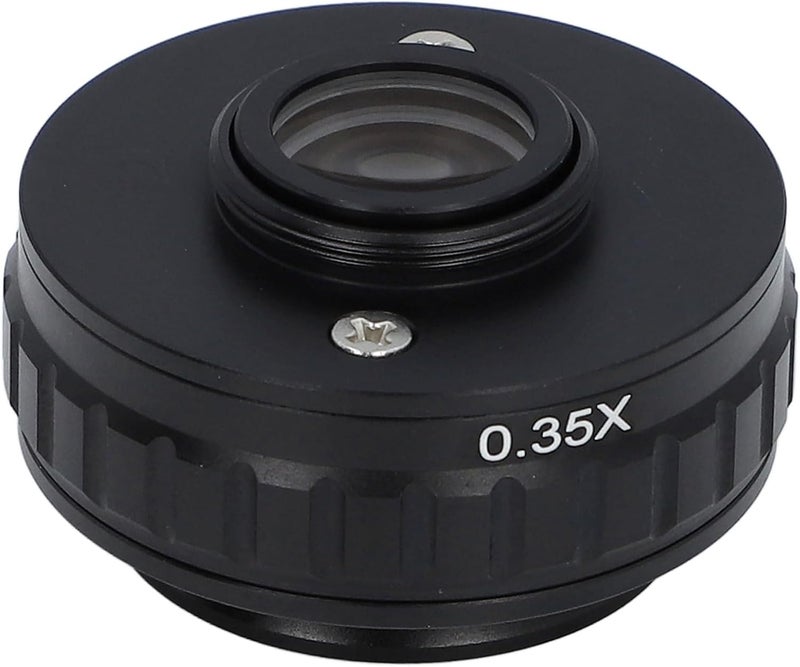 Focket CTV Lens Adapter, C Mount Trinocular Stereo Microscope CTV Lens Adapter Clear Imaging Better Visual Image for Industrial Use (0.35X) - Image 2